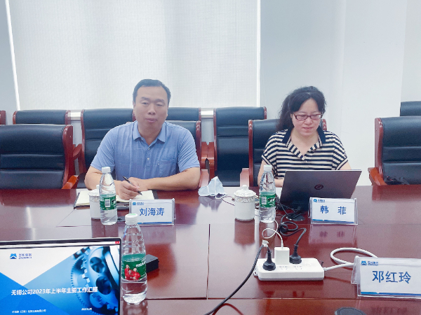黨委副書記、總經理劉海濤赴無錫公司開展主題教育調研